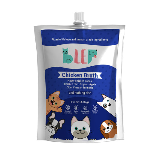 Blep Chicken Broth for Cats & Dogs