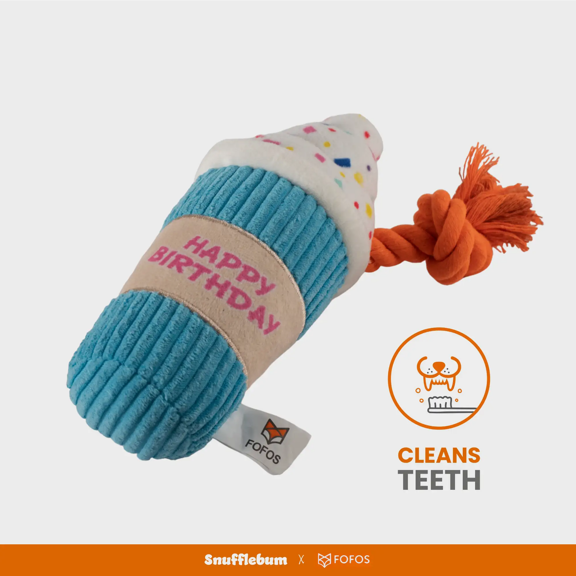 Snufflebum-fofos-birthday-puppuccino-dog-toy