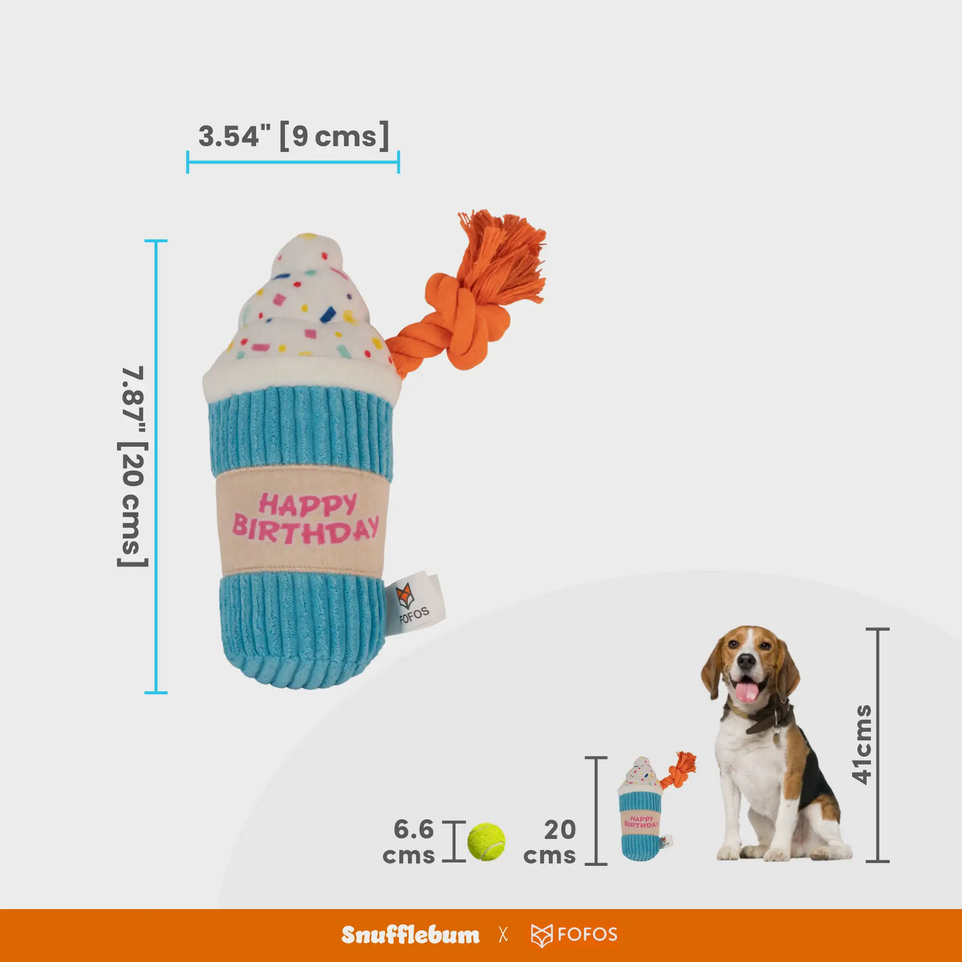 Snufflebum-fofos-birthday-puppuccino-dog-toy