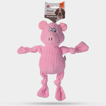 Snufflebum-fofos-fluffy-pig-pink-dog-toy