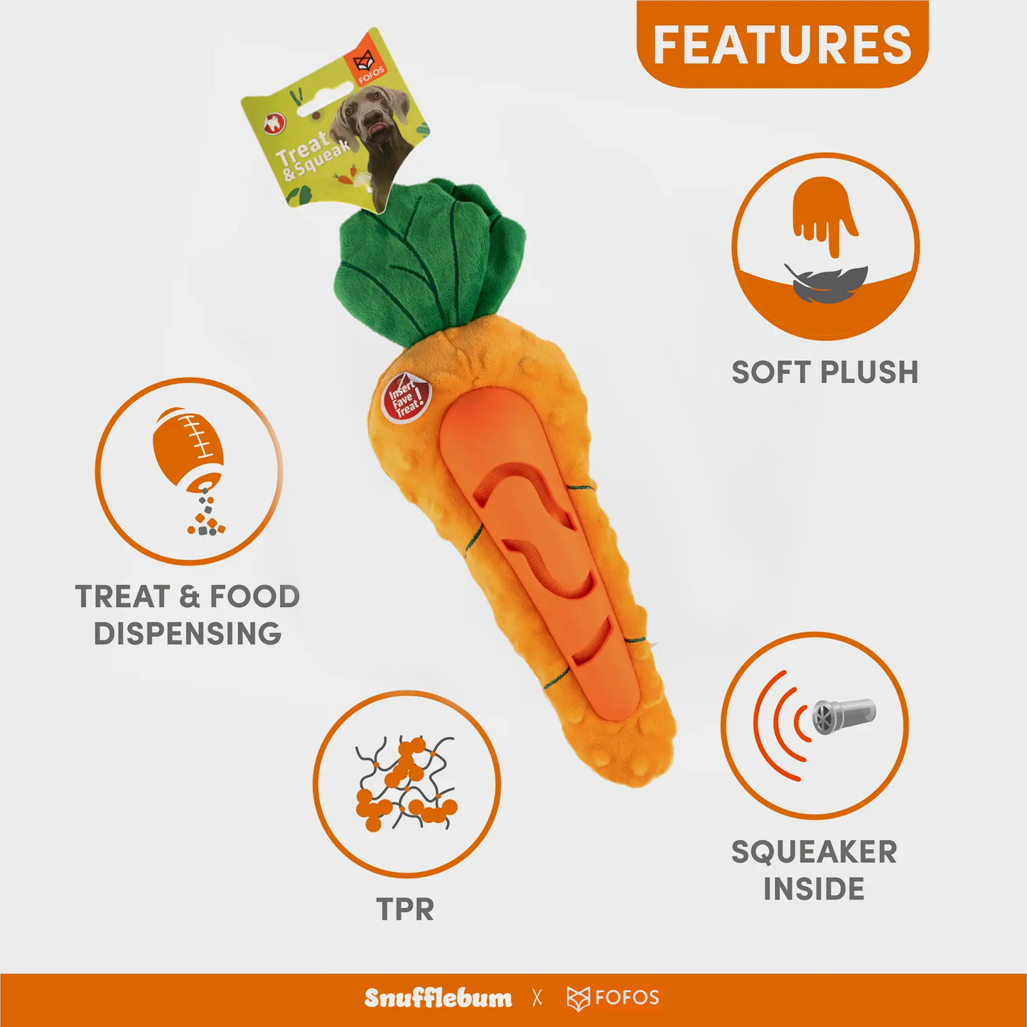 Snufflebum-fofos-treat-dispensing-carrot-dog-toy
