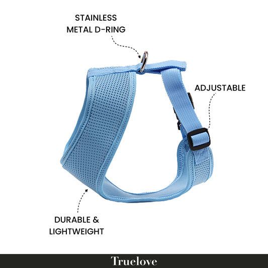 Truelove Harness for Cats & Dogs - Blue