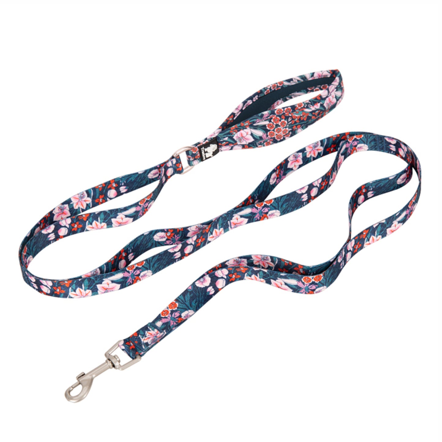 Truelove Multi-handle Dog Leash - Floral Navy Blazer