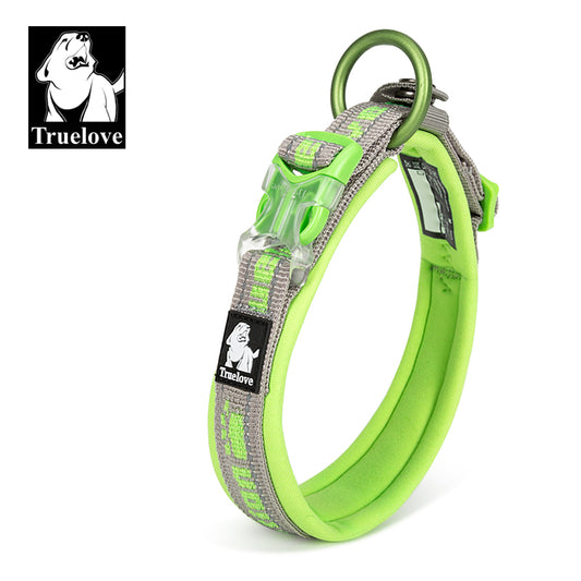 Truelove Neo-Padded Collar (Gray-Grass Green)