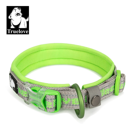 Truelove Neo-Padded Collar (Gray-Grass Green)