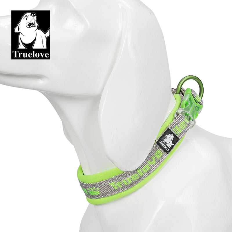 Truelove Neo-Padded Collar (Gray-Grass Green)