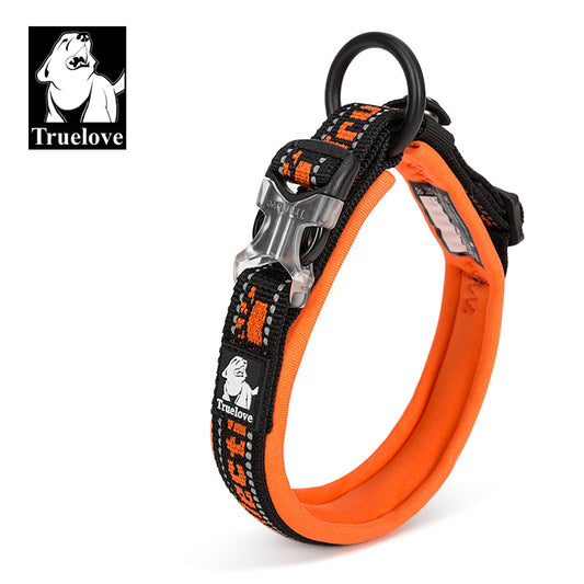 Truelove Neo-Padded Collar (Black-Orange)