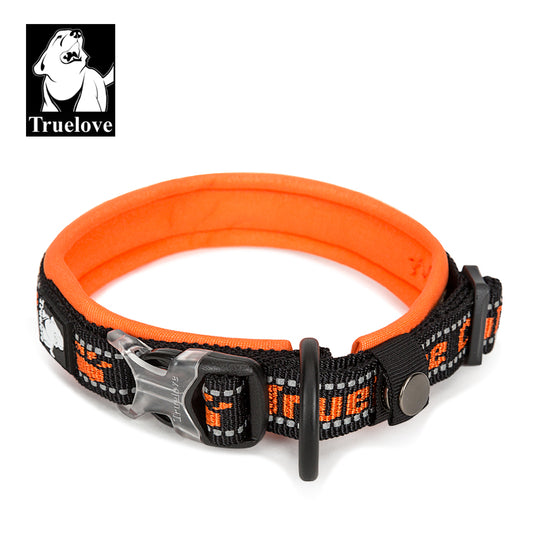 Truelove Neo-Padded Collar (Black-Orange)