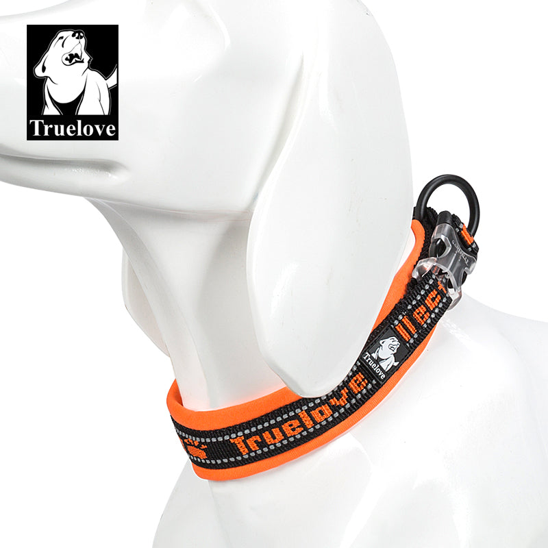 Truelove Neo-Padded Collar (Black-Orange)