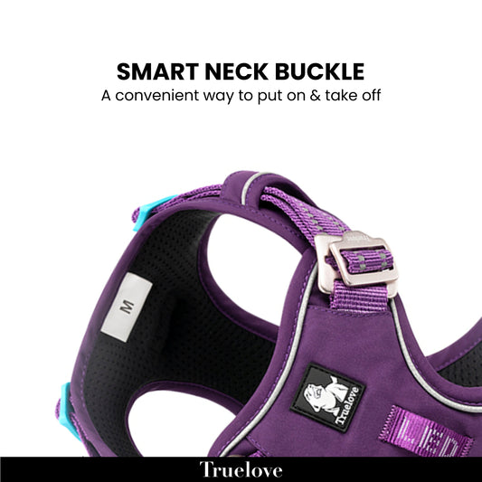 Truelove No-Pull Cordura Harness - Purple