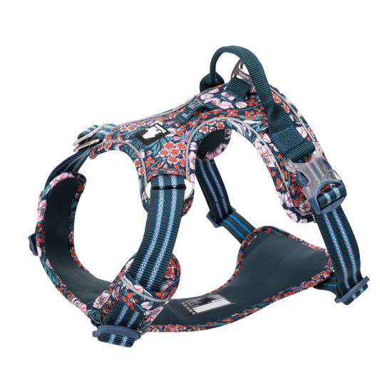 Truelove No-Pull Pet Harness - Floral Navy Blazer