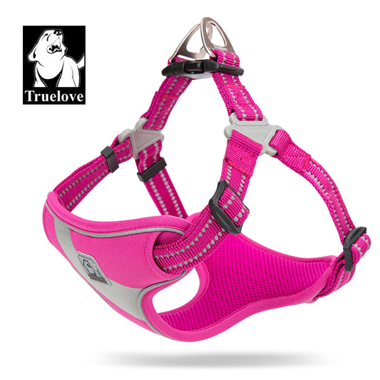 Truelove Step-in Reflective Harness - Fuchsia