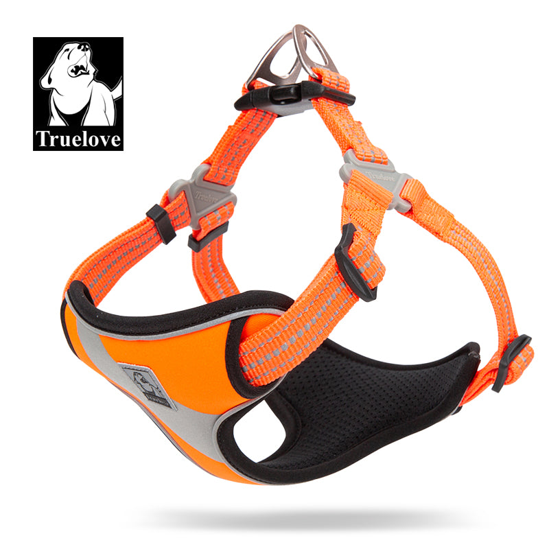 Truelove Step-in Reflective Harness - Orange